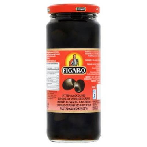 Figaro Pitted Black Olives, 340g