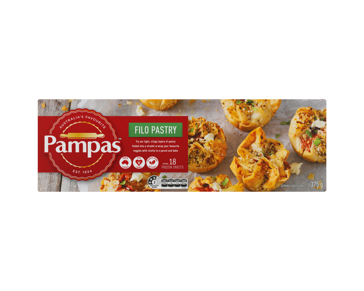 Pampas Filo Pastry, Frozen, 375g