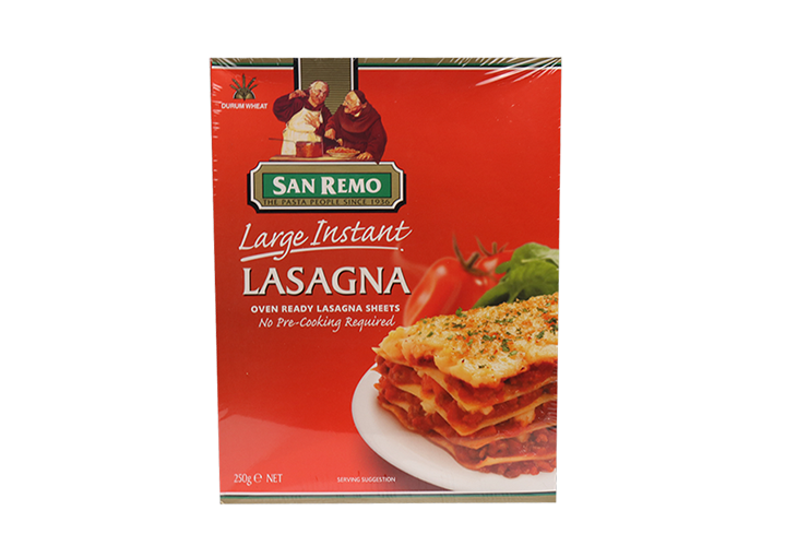 San Remo Large Instant Lasagna, 500g