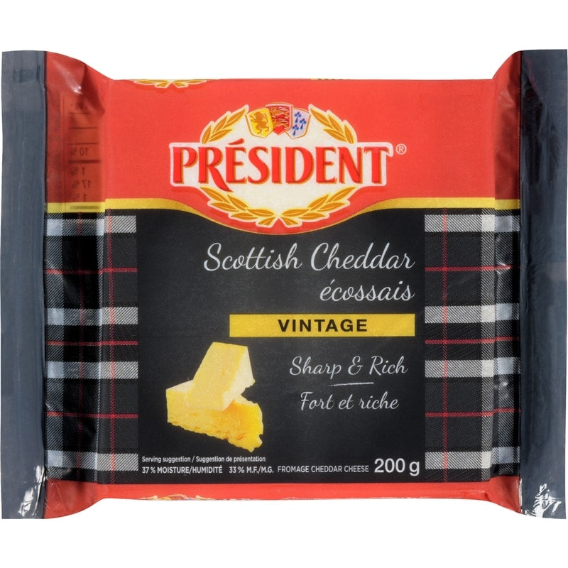 President Scottish White Cheddar, 150g