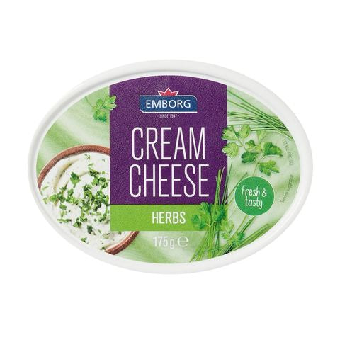 Emborg Cream Cheese & Herbs, 175g