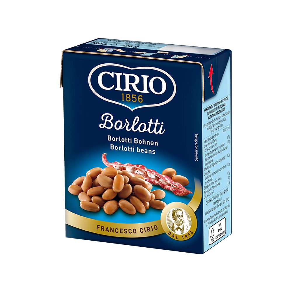 Cirio Borloti Beans, 380g