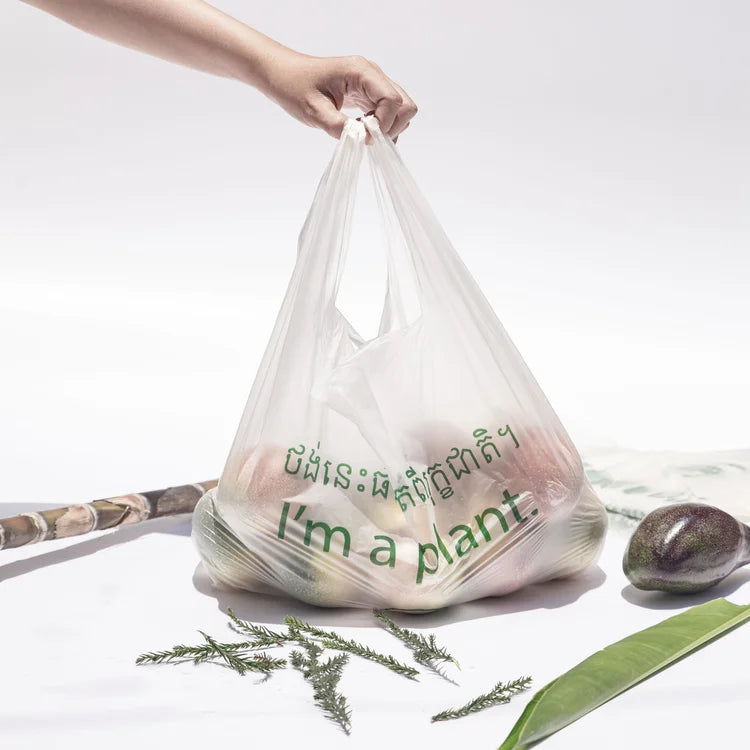 Biodegrable Plastic Bags, 38L x 50pcs