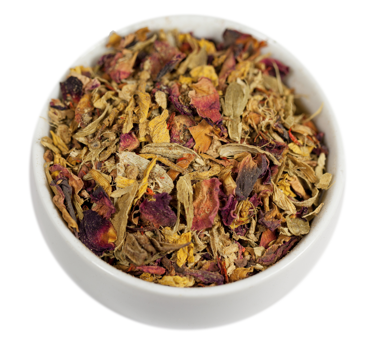 Feel Good Tea Blend, Rose Petal Lemongrass Kaffir Lime Ginger Green Tea