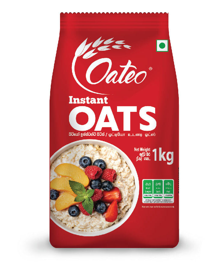 Oateo Instant Oats, 1kg