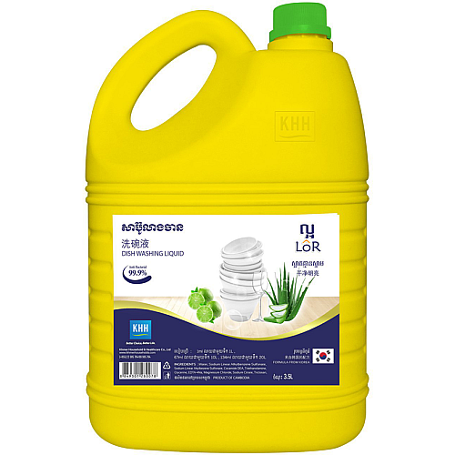 Lor Dishwashing Liquid, 3.5L