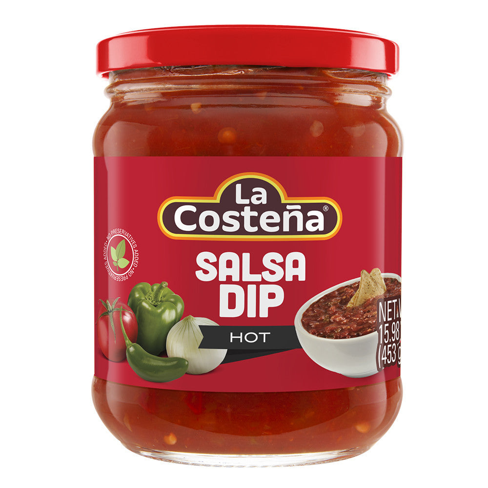La Costena Salsa Dip, Hot, 453g