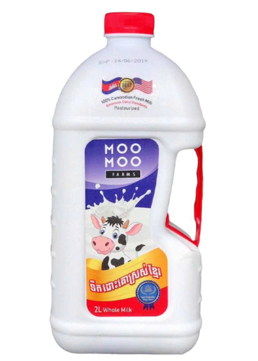 Moo Moo Farms, Fresh Milk, 2L