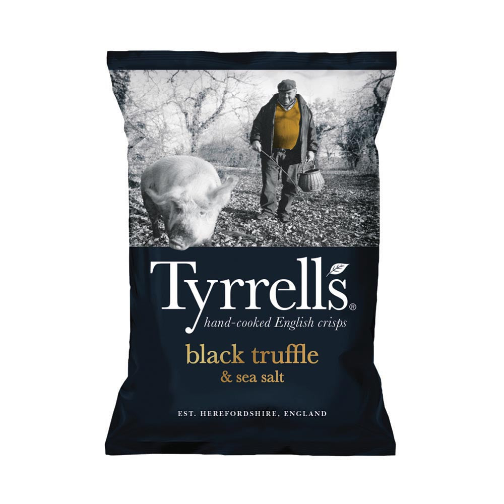 Tyrrells Truffle & Sea Salt British Crisps