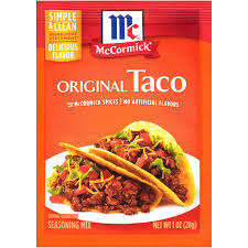 McCormick Taco Seasoning Mix, 28g
