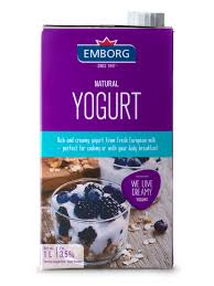 Emborg Natural Yogurt 3.50% Fat, 1L