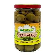 Green Olives, Pitted, 300g