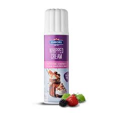 Emborg Whipped Cream Spray, Sweetened, 250ml