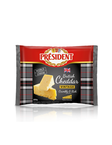 British Vintage White Cheddar, 200g
