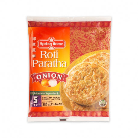 Roti Paratha, Onion, Frozen, 5 count
